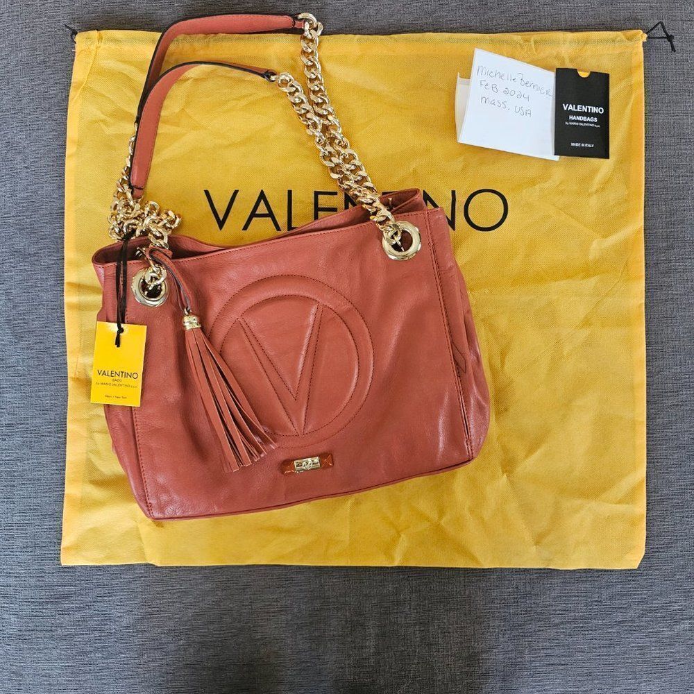 Valentino By Mario Valentino Women's Luisa Signature Leather Shoulder Bag